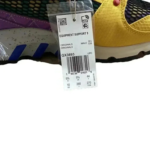 Adidas Equipment Support 93 Sean Wotherspoon Men 10 Sneakers Muticolor GX3893 main image 5
